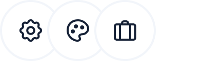 Industry group icon with gear and user silhouettes.